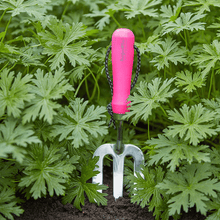 Pink FloraBrite Hand Fork