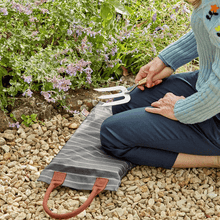 Sophie Conran Kneeler - Grey Ticking