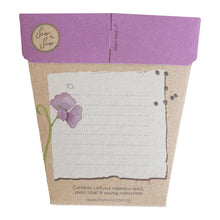 Sweet Pea Gift Card of Seeds