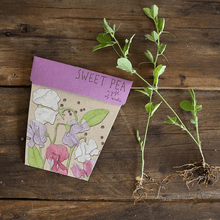 Sweet Pea Gift Card of Seeds