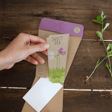 Sweet Pea Gift Card of Seeds