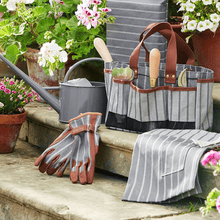 Women's Everyday Gardening Gloves by  Sophie Conran - Grey Ticking