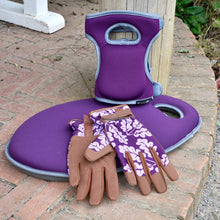 Women's Plum Oak Leaf Gardening Gloves by Burgon & Ball