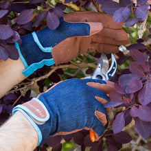 Burgon & Ball Gardening Gloves For Men, Denim | Gardening Gloves | Plant Gifts | The Potted Garden