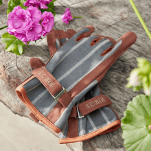 Women's Everyday Gardening Gloves by  Sophie Conran - Grey Ticking