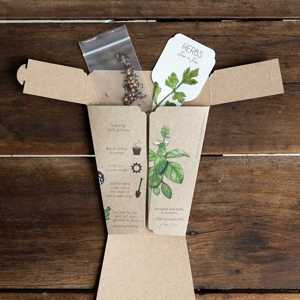 plant seeds for gifts Mixed Herb Seeds | Gift Cards For Gardeners