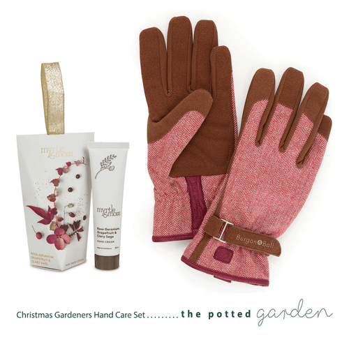 Hand Care Gift Set for Gardeners - Berry Tweed