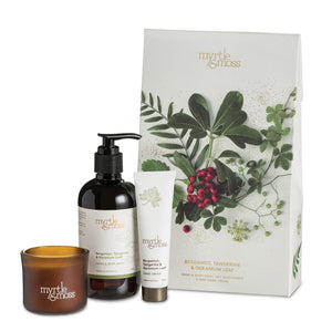 Myrtle & Moss - Bergamot, Tangerine & Geranium Leaf Gift Trio