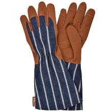 Gauntlet Gloves by Sophie Conran - Blue Ticking