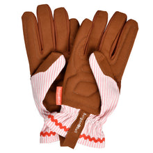 Women's Blush Stripe Gardening Gloves by Burgon & Ball