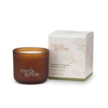 Myrtle & Moss Mini Soy Wax Candle - Bergamot Rind, Tangerine & Geranium Leaf
