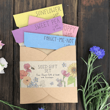 Flower Seed Gift Card Set of 4