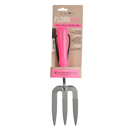 Pink FloraBrite Hand Fork