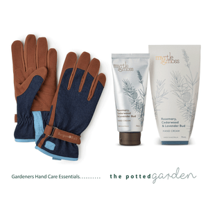 Gardeners Hand Care Essentials - Denim Gloves for Her