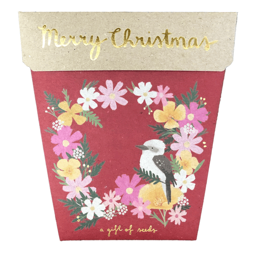 Christmas Wildflowers Card - Gift of Seeds