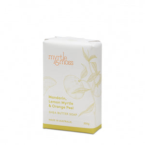 Myrtle & Moss Shea Soap - Mandarin, Lemon Myrtle & Orange Peel