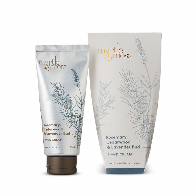 Myrtle & Moss Hand Cream - Rosemary, Cedarwood & Lavender Bud