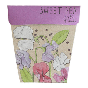 Sweet Pea Gift Card of Seeds