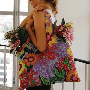 POMME CHAN Thai Floral Recycled Bag