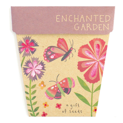 Enchanted Garden Gift Card of Seeds - Front