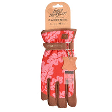 Women's Poppy Oak Leaf Gardening Gloves by Burgon & Ball