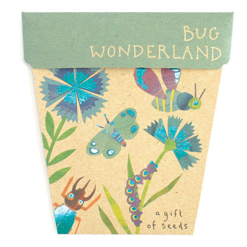 Bug Wonderland Gift Card of Seeds - Front