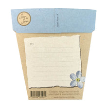 Forget-me-not Gift Card of Seeds