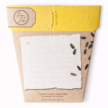 Sow'n Sow Seed Gift Card_Sunflower