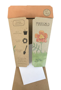 Marigold Gift Card of Seeds