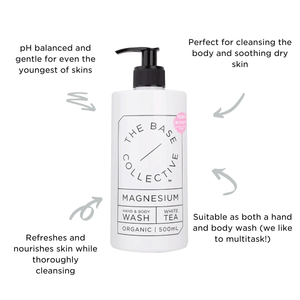 The Base Collective - Magnesium + White Tea Hand & Body Wash